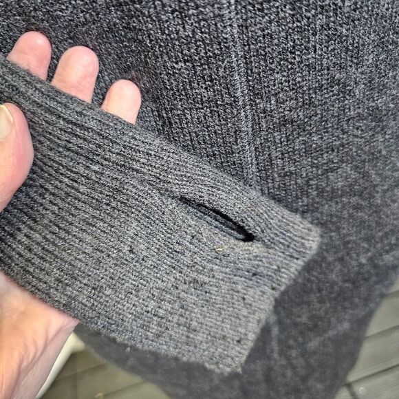 Dakini Gray Cowl Neck Sweater Dress Size XS - Picture 7 of 8